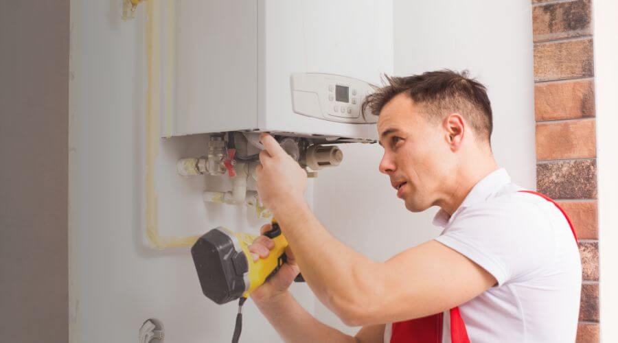 Local tankless water heater installation in Lake, MS